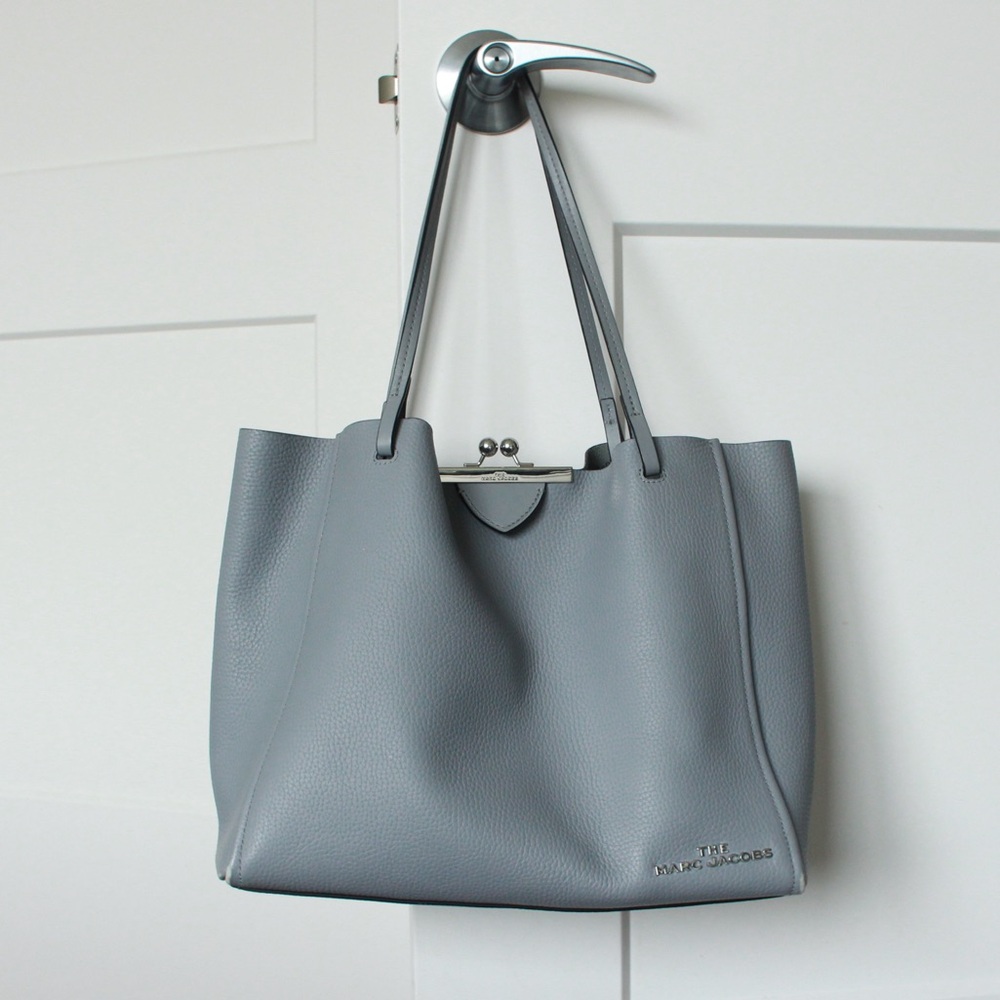 MARC by MARC JACOBS Kisslock Leather Tote Bag